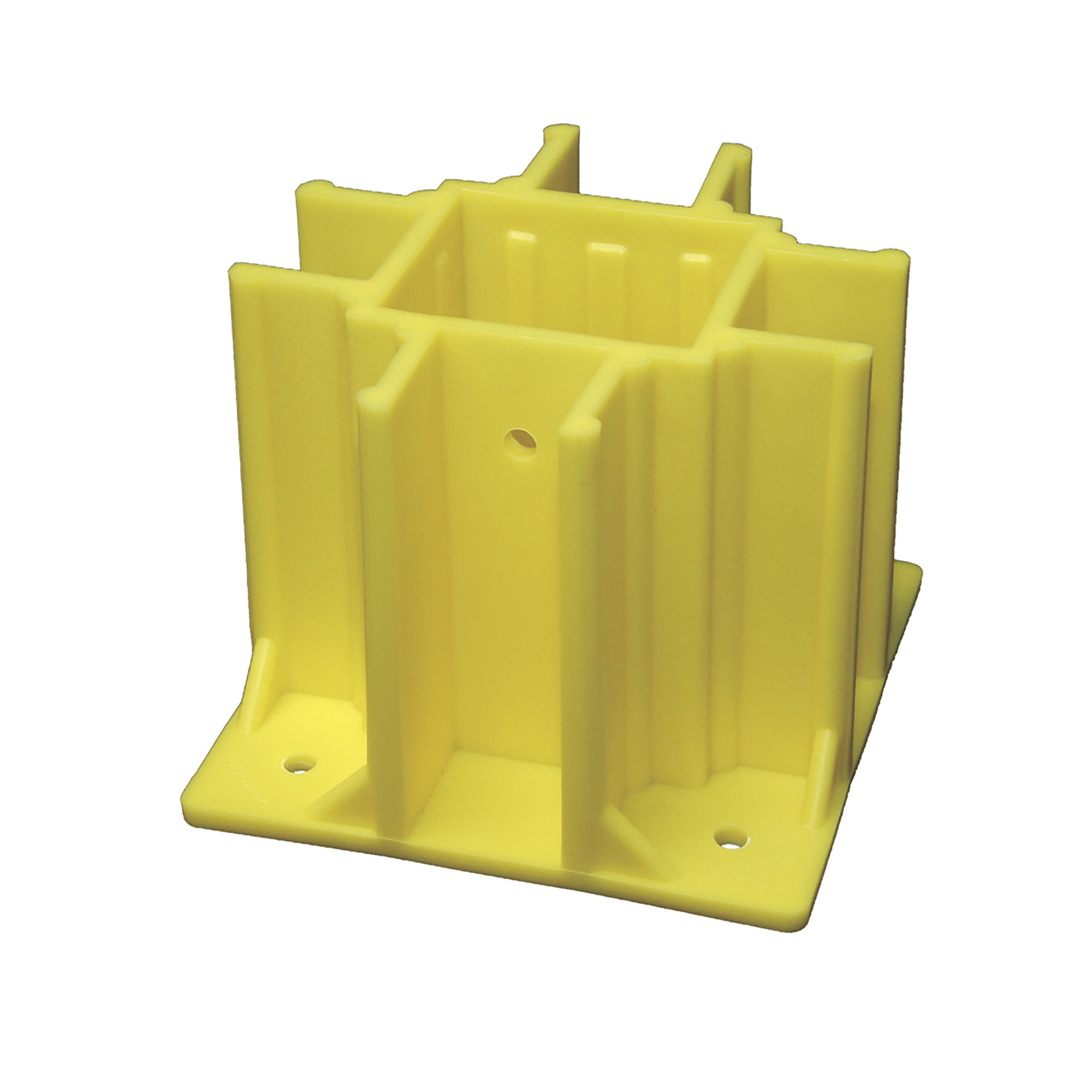 Safety Maker Safety Boot Guardrail System, 12-Pk., Yellow, 7.5in.L x 6in.H